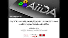 Introduction to AiiDA, the ADES model and the concept of provenance