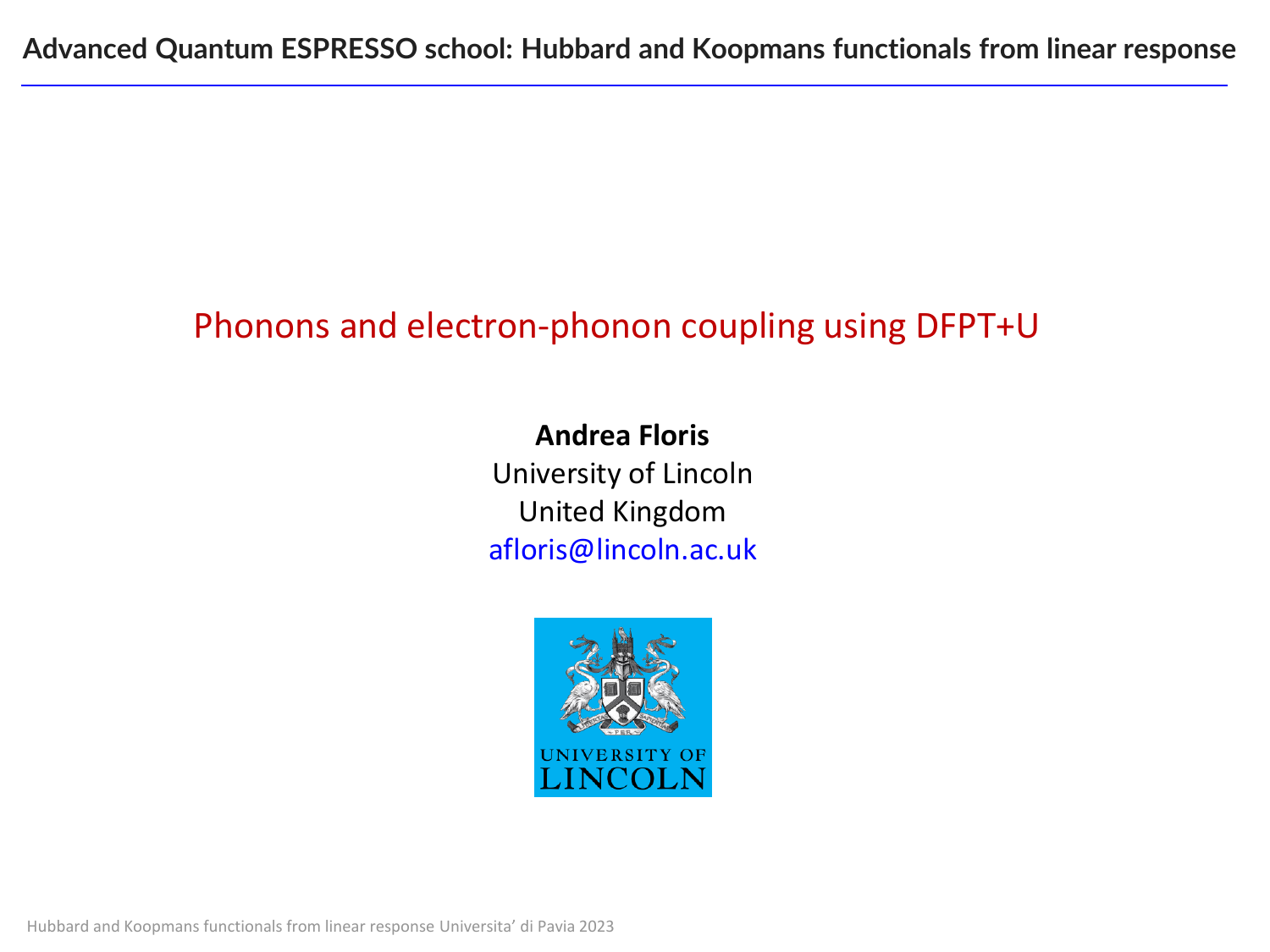 Phonons and electron-phonon coupling using DFPT+U