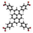 Pyrene-based metal organic frameworks
